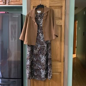 2 piece dress and jacket